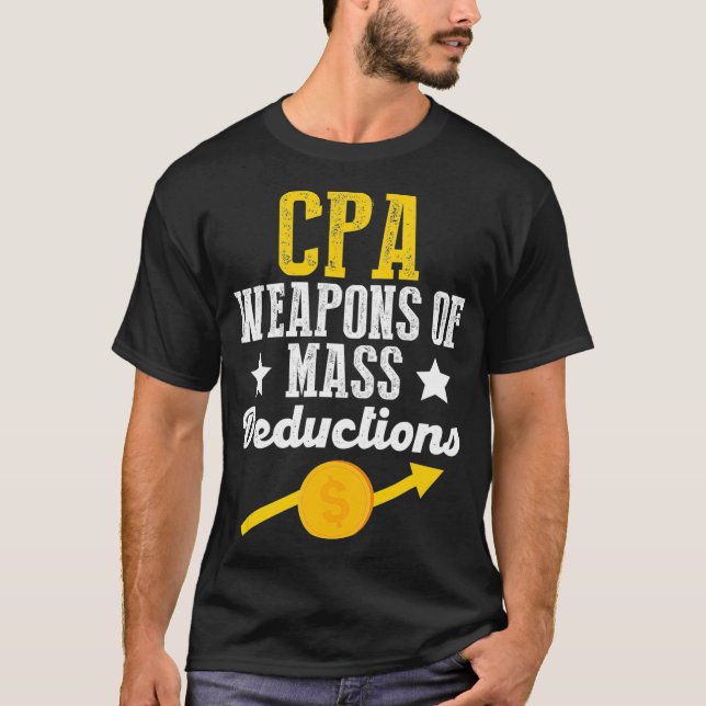 Camiseta CPA: Dedução Maciça Cálculo do Imposto Fu (Frente)