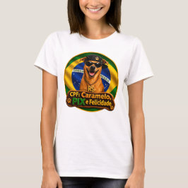 Camiseta CPF Caramelo PIX e Felicidade Feminino