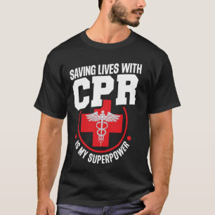 Camiseta CPR Barreira Respiratória Máscara de Bolso CPR Man
