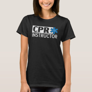 Camiseta CPR Instrutor Healthcare Worker paramédico EMT