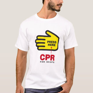 Camiseta CPR para idiota