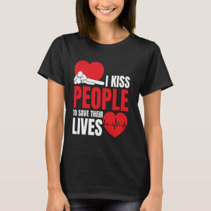 Camiseta CPR Pocket Mask CPR Manikin Brething Barreira CPR