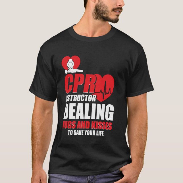 Camiseta CPR Pocket Mask Manikin CPR Brething Barreira CPR (Frente)