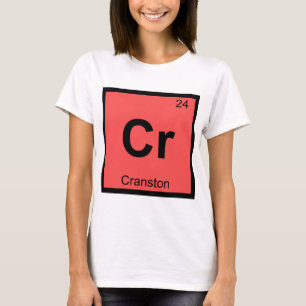 Camiseta Cr - Cranston Rhode Island Símbolo da Cidade da Qu