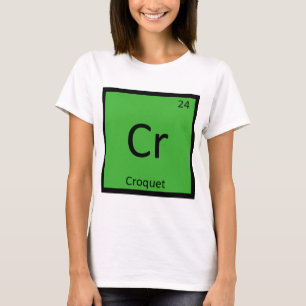Camiseta Cr - Croquet Sports Chemistry Mesa Periódica