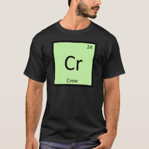 Camiseta Cr - Símbolo De Mesa Periódica De Química Despo