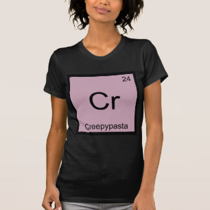 Camiseta Cr - T de Meme do símbolo do elemento da química