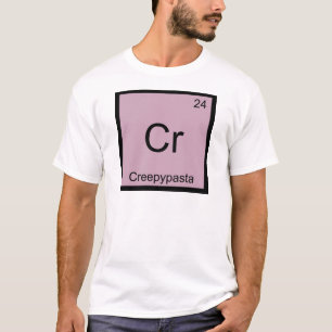 Camiseta Cr - T de Meme do símbolo do elemento da química