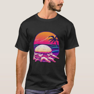 Camiseta Crab Cakes Synthwave 80s Retrowave Aesthetic