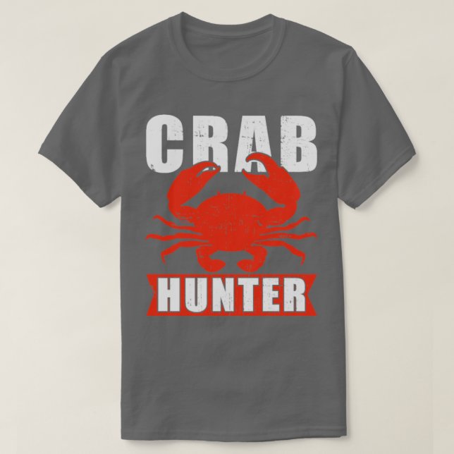 Camiseta Crab Hunter Excelente Marisco Boil Crawfish Boil (Frente do Design)