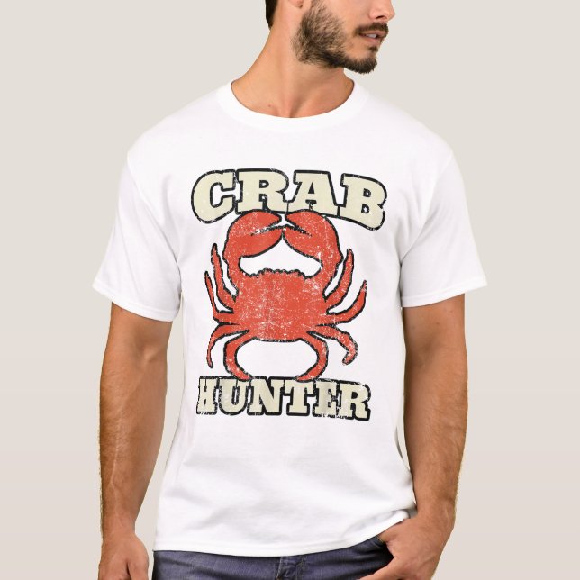 Camiseta Crab Hunter Seafood Hunting (Frente)