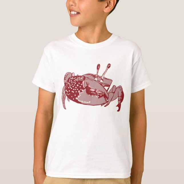 Camiseta Crab Kids Ringer Tee (Frente)