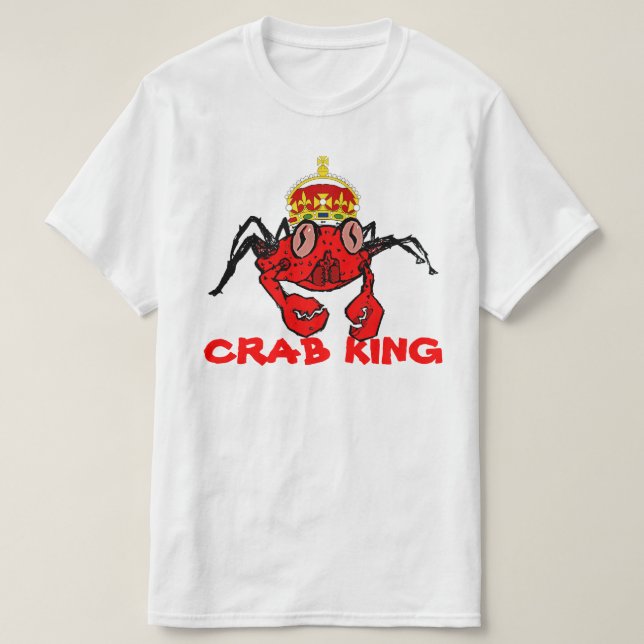 Camiseta Crab King (Frente do Design)