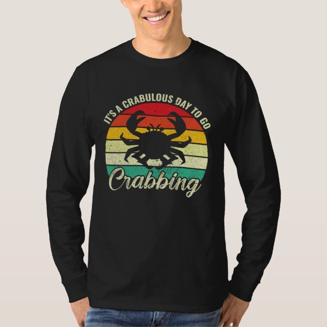 Camiseta Crab Men Women Kids Crabbing Hunting Fishing Crabs (Frente)