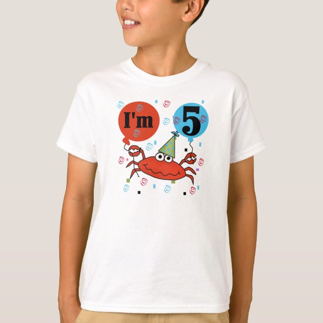 Camiseta Crab o 5o aniversário (Frente)