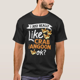 Camiseta Crab Rangoon Cream Queijos Wontons Dip Molhes Chin