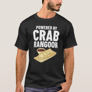 Camiseta Crab Rangoon Cream Queijos Wontons Dip Molhes Chin