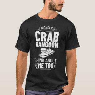 Camiseta Crab Rangoon Cream Queijos Wontons Dip Molhes Chin