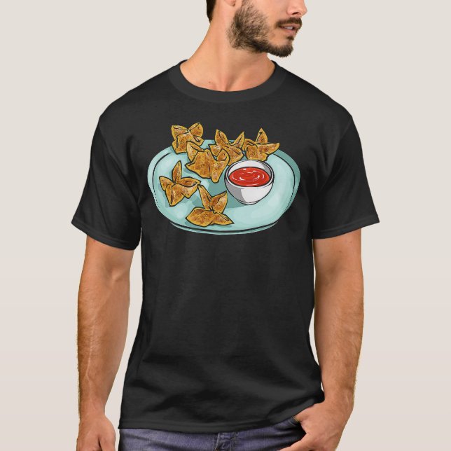 Camiseta Crab Rangoon Lover Crab Rangoon (Frente)