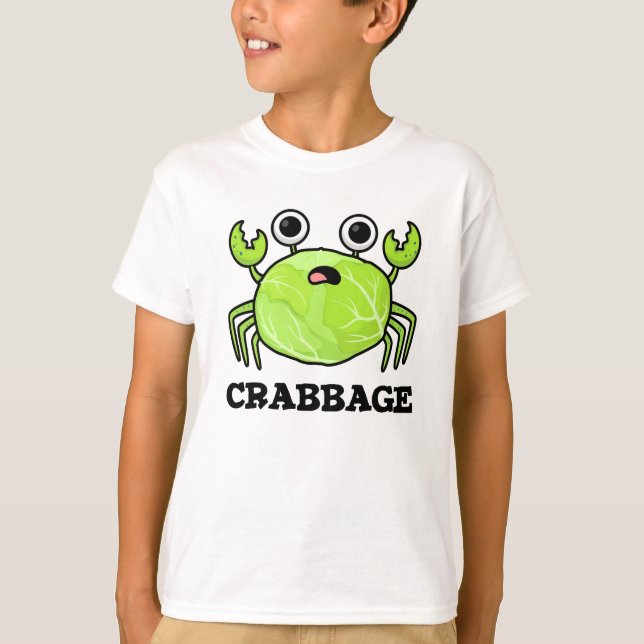 Camiseta Crabbage Funny Cabbage Crab Pun (Frente)
