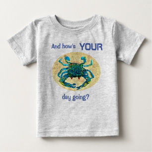 Camiseta Crabby Babies, e como vai o seu dia?