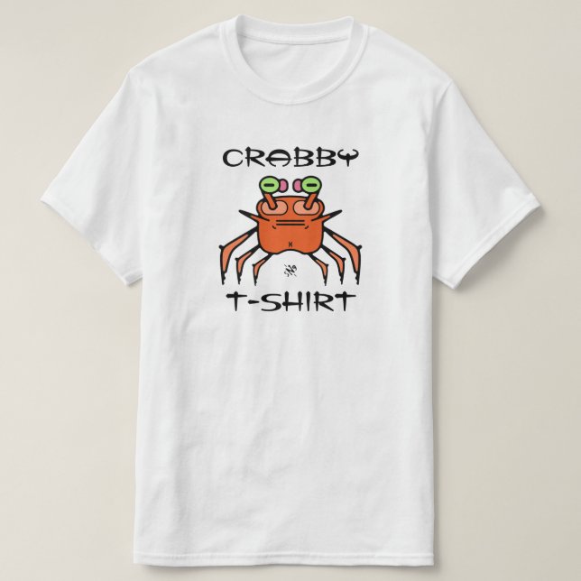 Camiseta Crabby piada v1 (Frente do Design)