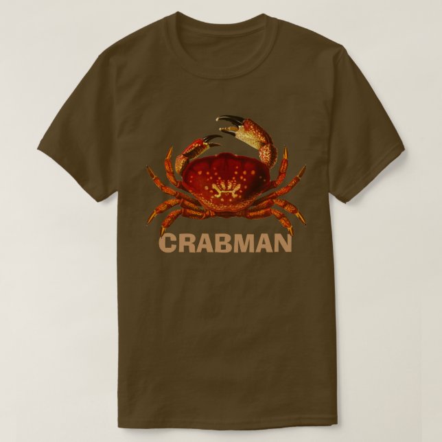 Camiseta Crabman (Frente do Design)