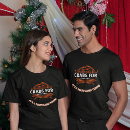Camiseta Crabs for Christmas – It’s a Maryland Thing Shirt