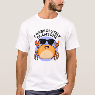 Camiseta Crabsolutamente Clawsome Funny Crab Pun