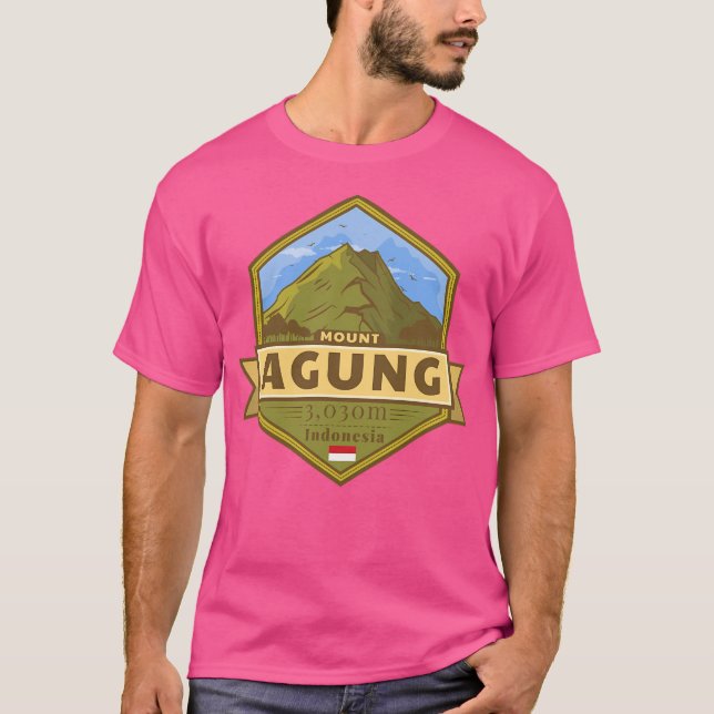 Camiseta Crachá Agung Bali Indonesia Ativo (Frente)