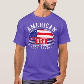 CAMISETA CRACHÁ AZUL AMERICANO