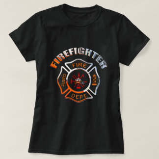 Camiseta Crachá Colorida de Bombeiros