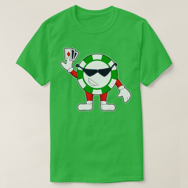 Camiseta crachá com cartas (Frente do Design)