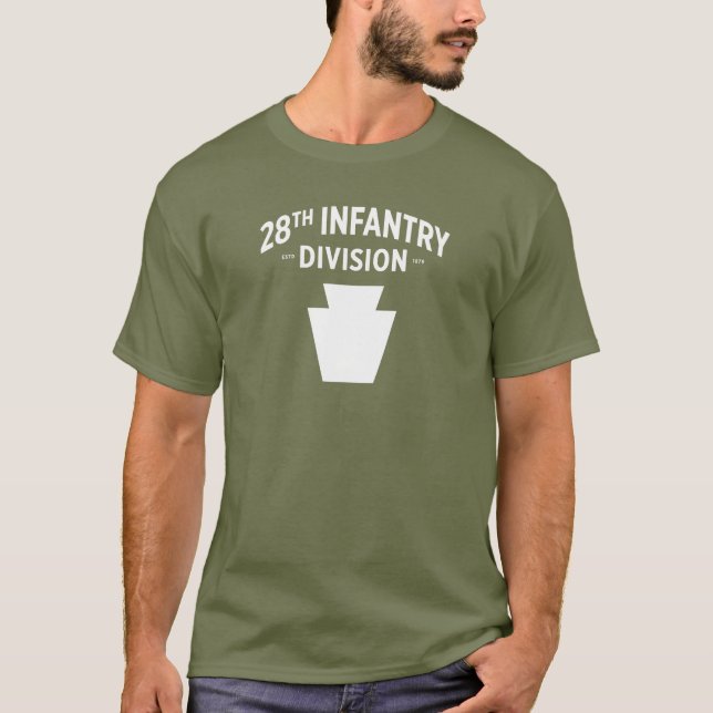 Camiseta crachá da 28ª Divisão de Infantaria (Frente)
