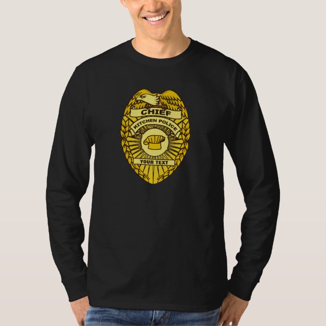 Camiseta Crachá Da Polícia De Kitchen (Frente)