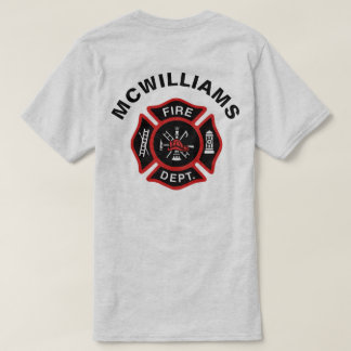 Camiseta Crachá de Bombeiro com Nome