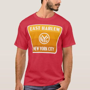 Camiseta Crachá de ferramentas retrô do Nova Iorque Harlem