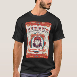 Camiseta Crachá de Funcionário de Circo Antigo Adivinhação