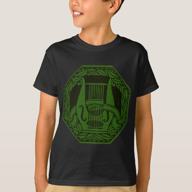 Camiseta Crachá de Lyre Verde (Frente)