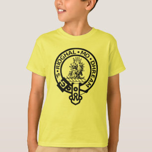 Camiseta Crachá de MacGregor do clã