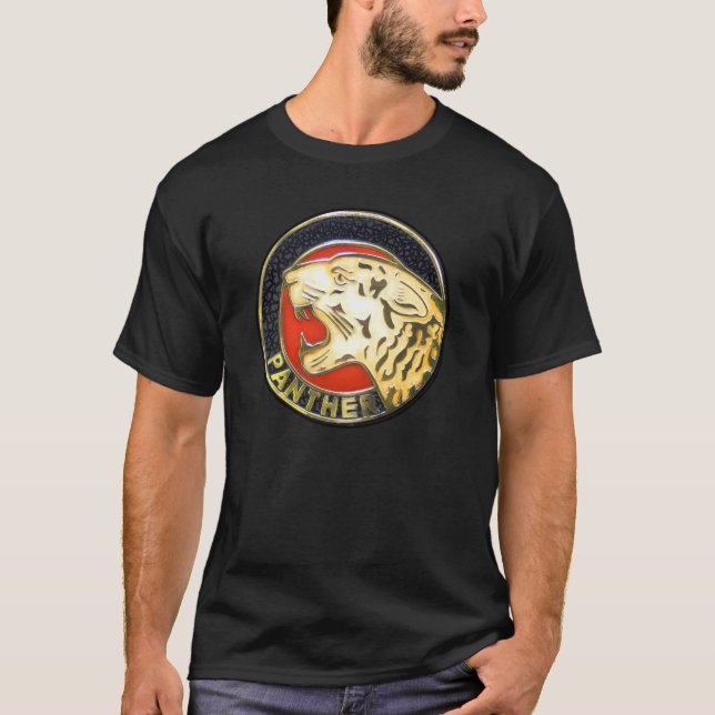 Camiseta Crachá de motocicletas Vintage Panther (Frente)