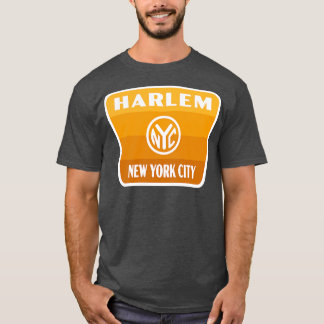 Camiseta Crachá de Token Retroativo do Harlem Nova Iorque D