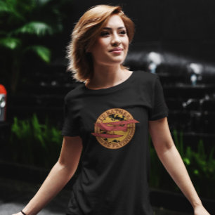Camiseta Crachá de Voo do Avião