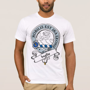 Camiseta Crachá do clã de Inglis