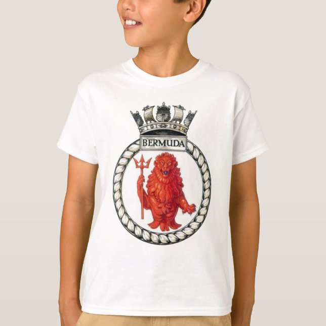 Camiseta Crachá do HMS Bermuda (Frente)