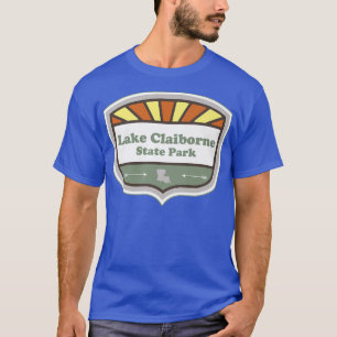 Camiseta Crachá do Lago Claiborne State Park Louisiana Sunb