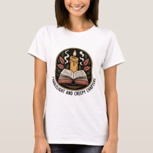 Camiseta Crachá do Livro de Vintage da Cozy Cream