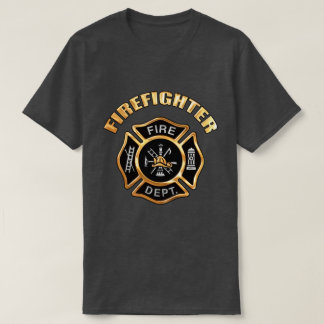 Camiseta Crachá do ouro do departamento dos bombeiros