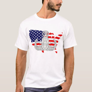 Camiseta Crachá do país w/EOD da bandeira americana