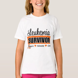 Camiseta Crachá do sobrevivente da leucemia